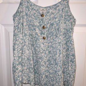 Boutique Floral Flowy Tank Too